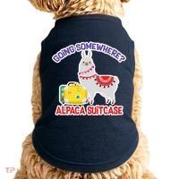 Going Somewhere Alpaca Suitcase Doggie Tank thumb 0