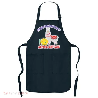Going Somewhere Alpaca Suitcase Apron