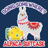 Going Somewhere Alpaca Suitcase Apron thumb 3