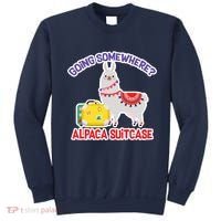 Going Somewhere Alpaca Suitcase Sweatshirt thumb 0