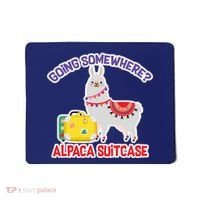 Going Somewhere Alpaca Suitcase Mousepad thumb 0