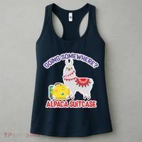 Going Somewhere Alpaca Suitcase Women's Tank Top thumb 3
