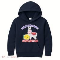 Going Somewhere Alpaca Suitcase Kids Hoodie thumb 0