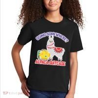 Going Somewhere Alpaca Suitcase Kids T-Shirt thumb 2