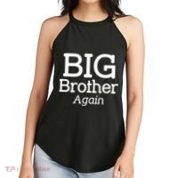 Going to be a Big Brother. Again! Women's Perfect Tri Rocker Tank thumb 2