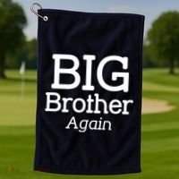 Going to be a Big Brother. Again! Golf Towel thumb 1