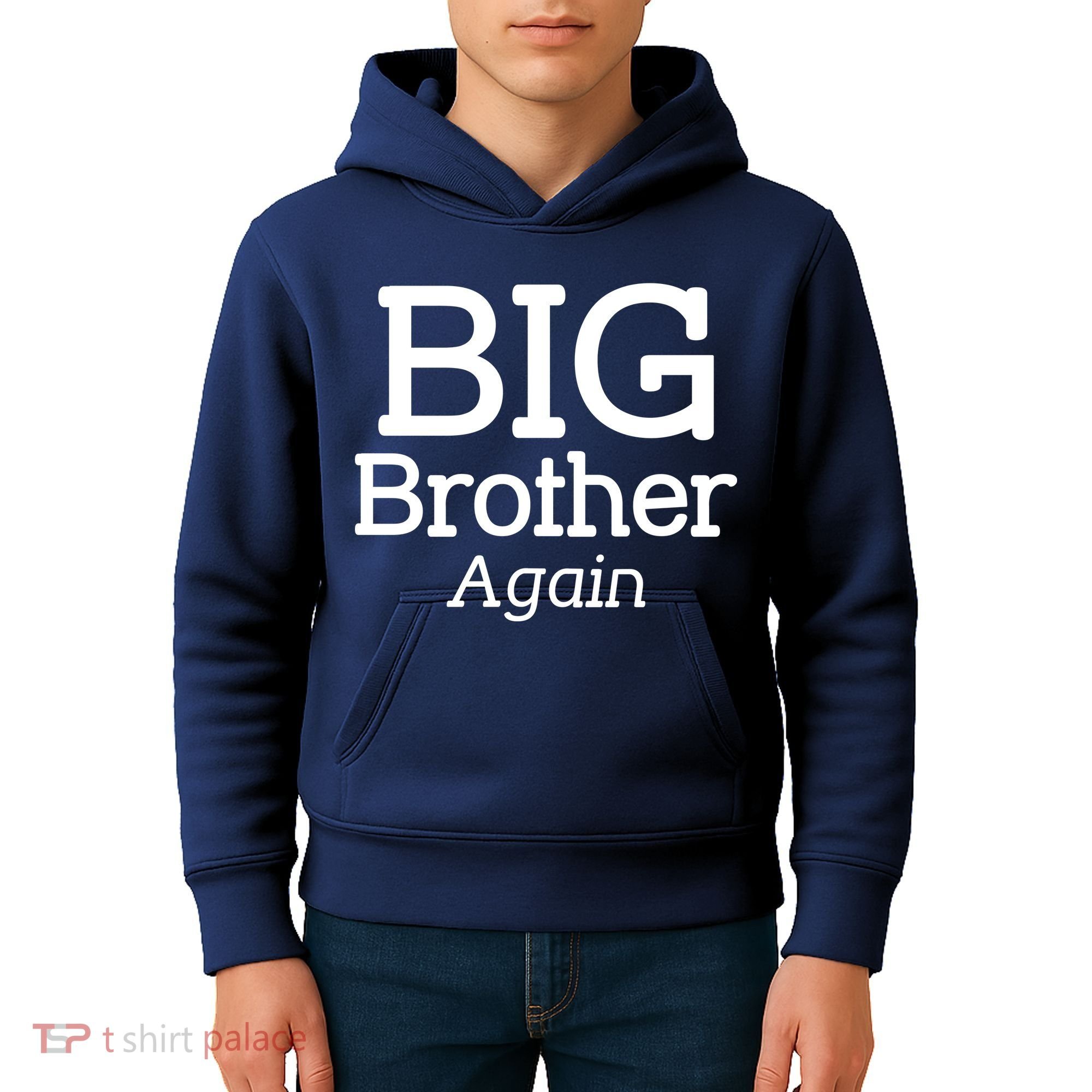 Going to be a Big Brother. Again! Kids Hoodie