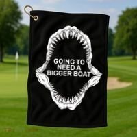 Going To Need A Bigger Boat Golf Towel thumb 1
