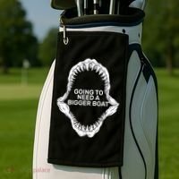 Going To Need A Bigger Boat Golf Towel thumb 2