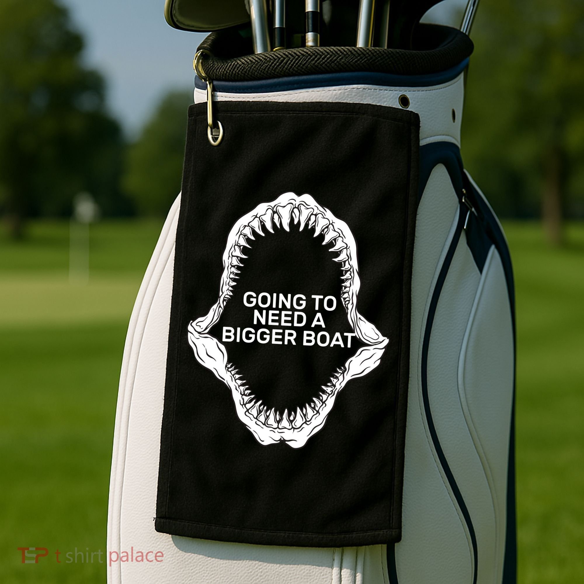 Going To Need A Bigger Boat Golf Towel