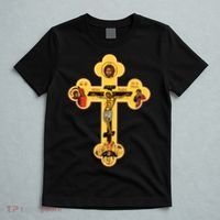 Greek Orthodox Jesus Christ Cross Icon T-Shirt thumb 5