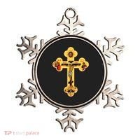 Greek Orthodox Jesus Christ Cross Icon Ornament thumb 0