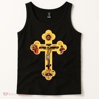 Greek Orthodox Jesus Christ Cross Icon Tank Top thumb 2