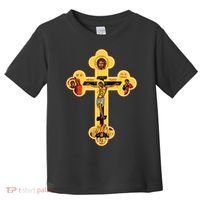 Greek Orthodox Jesus Christ Cross Icon Toddler T-Shirt thumb 0