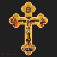 Greek Orthodox Jesus Christ Cross Icon Women's Sweatshirt thumb 2