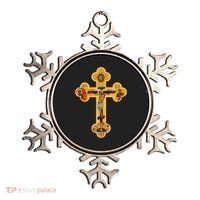 Greek Orthodox Jesus Christ Cross Icon Ornament thumb 0