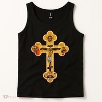 Greek Orthodox Jesus Christ Cross Icon Tank Top thumb 2
