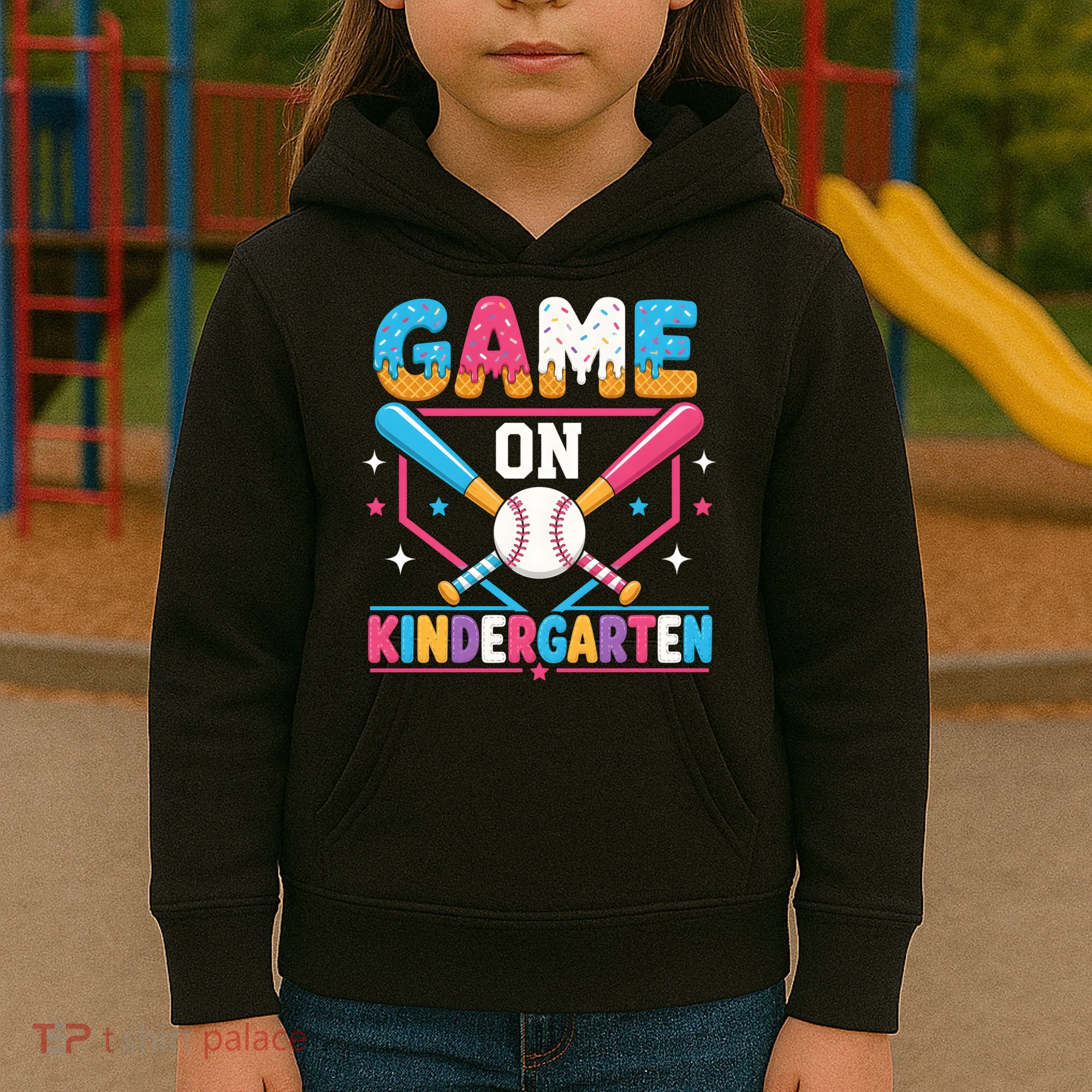 Game On Kindergarten Baseball Students Teachers Kids Hoodie