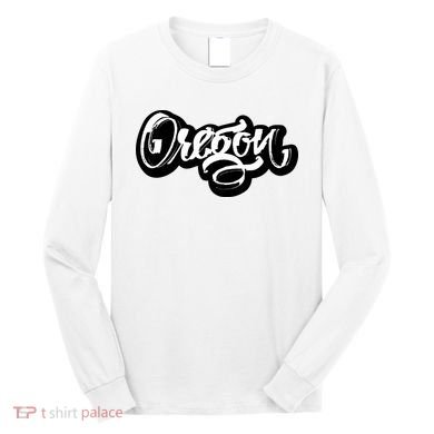 Graffiti Oregon Logo Long Sleeve Shirt