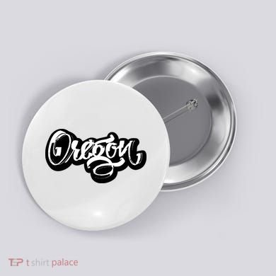 Graffiti Oregon Logo Button