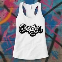 Graffiti Oregon Logo Women's Tank Top thumb 3
