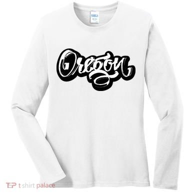 Graffiti Oregon Logo Women's Long Sleeve Shirt