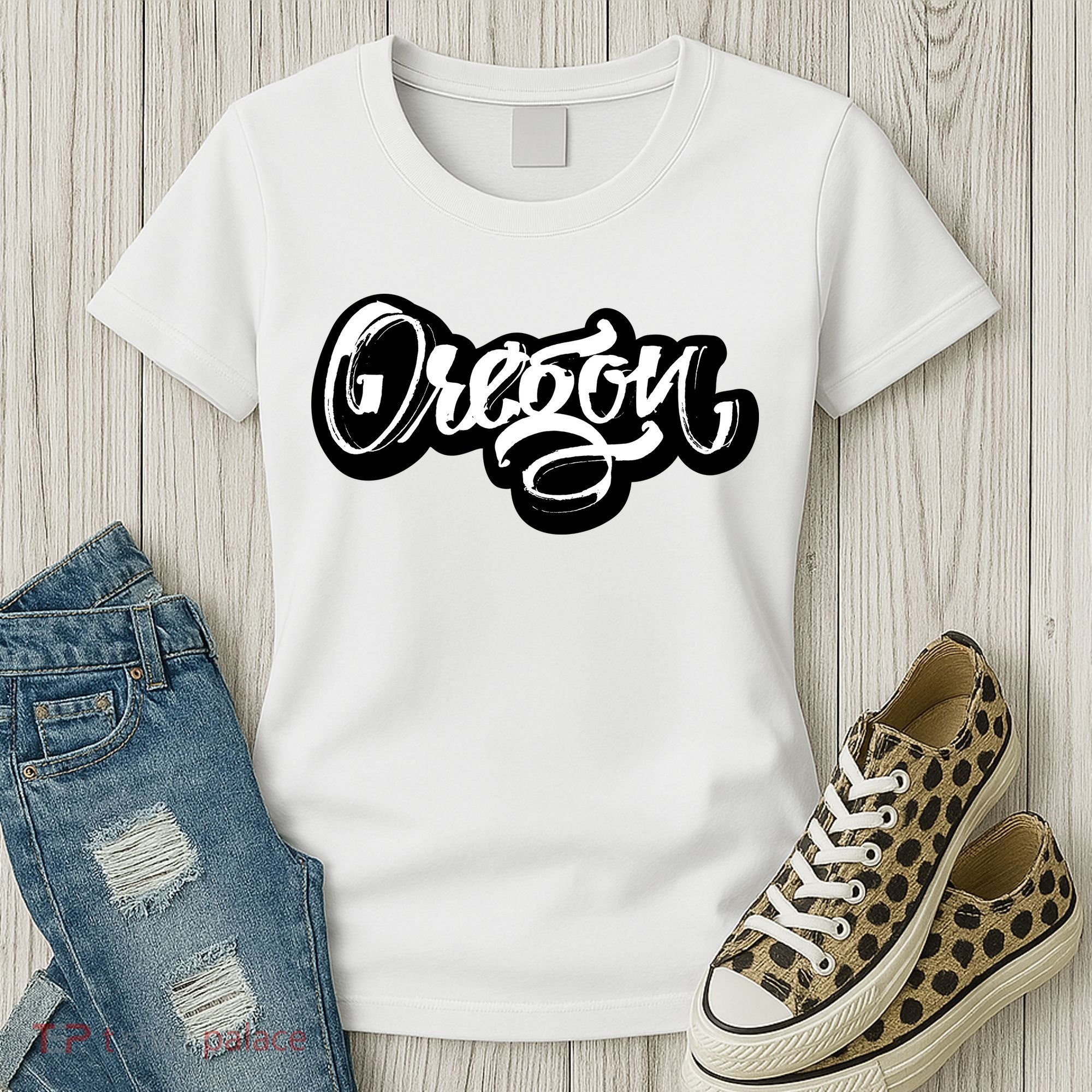 Graffiti Oregon Logo Women's T-Shirt