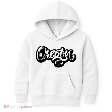 Graffiti Oregon Logo Kids Hoodie