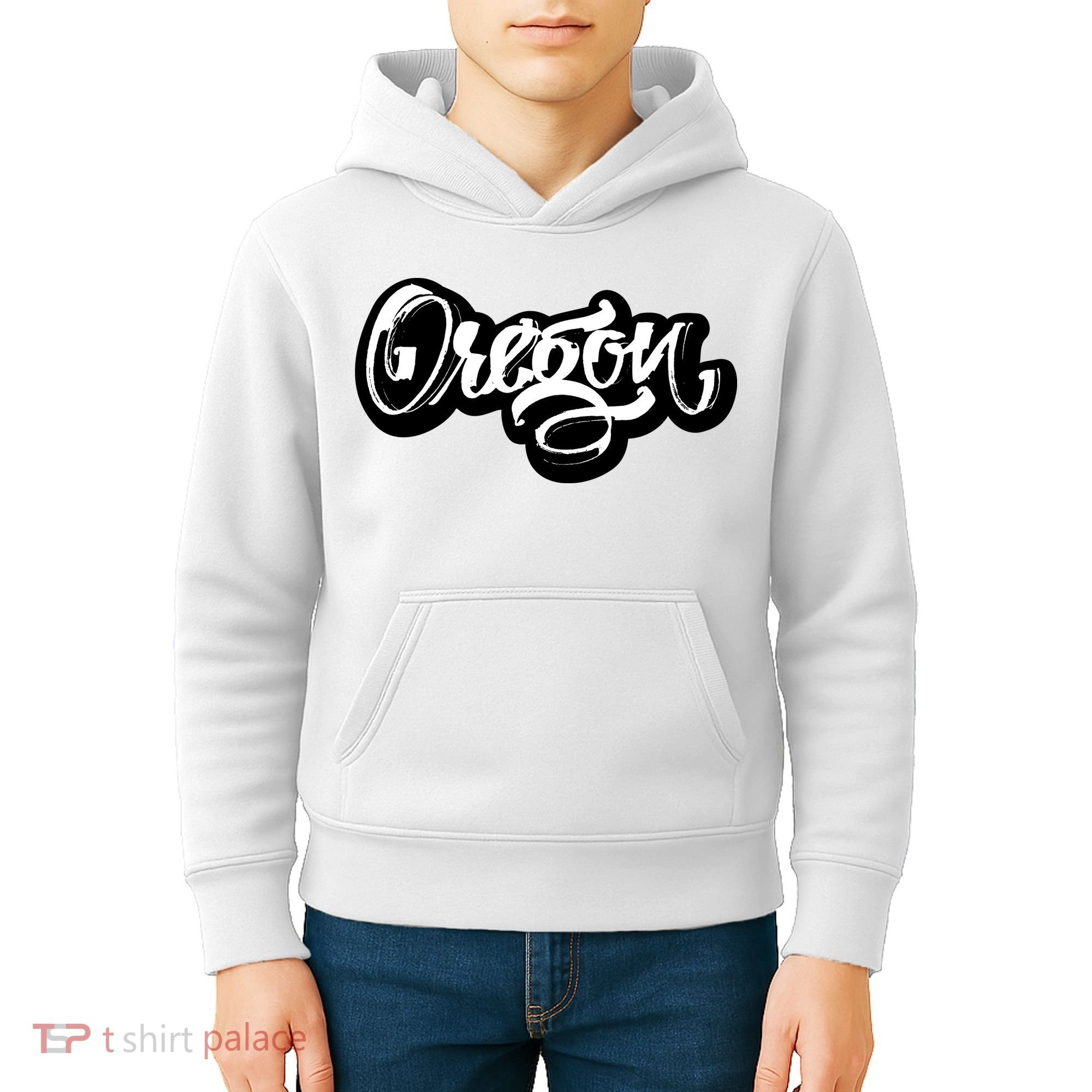 Graffiti Oregon Logo Kids Hoodie