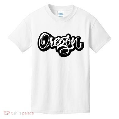 Graffiti Oregon Logo Kids T-Shirt