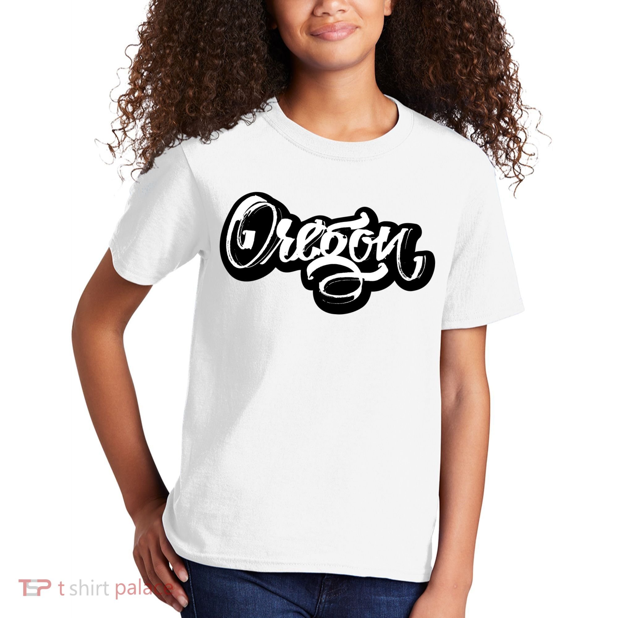 Graffiti Oregon Logo Kids T-Shirt