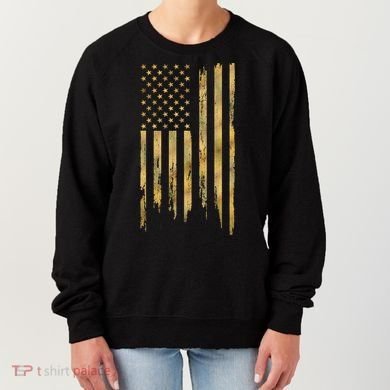 Gold American Flag Limited Addition  Women's Sweatshirt
