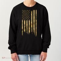 Gold American Flag Limited Addition  Women's Sweatshirt thumb 0