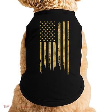 Gold American Flag Limited Addition  Doggie Tank
