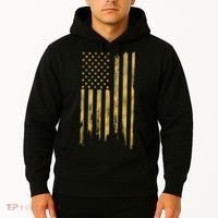 Gold American Flag Limited Addition  Hoodie thumb 2