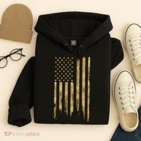 Gold American Flag Limited Addition  Hoodie thumb 4