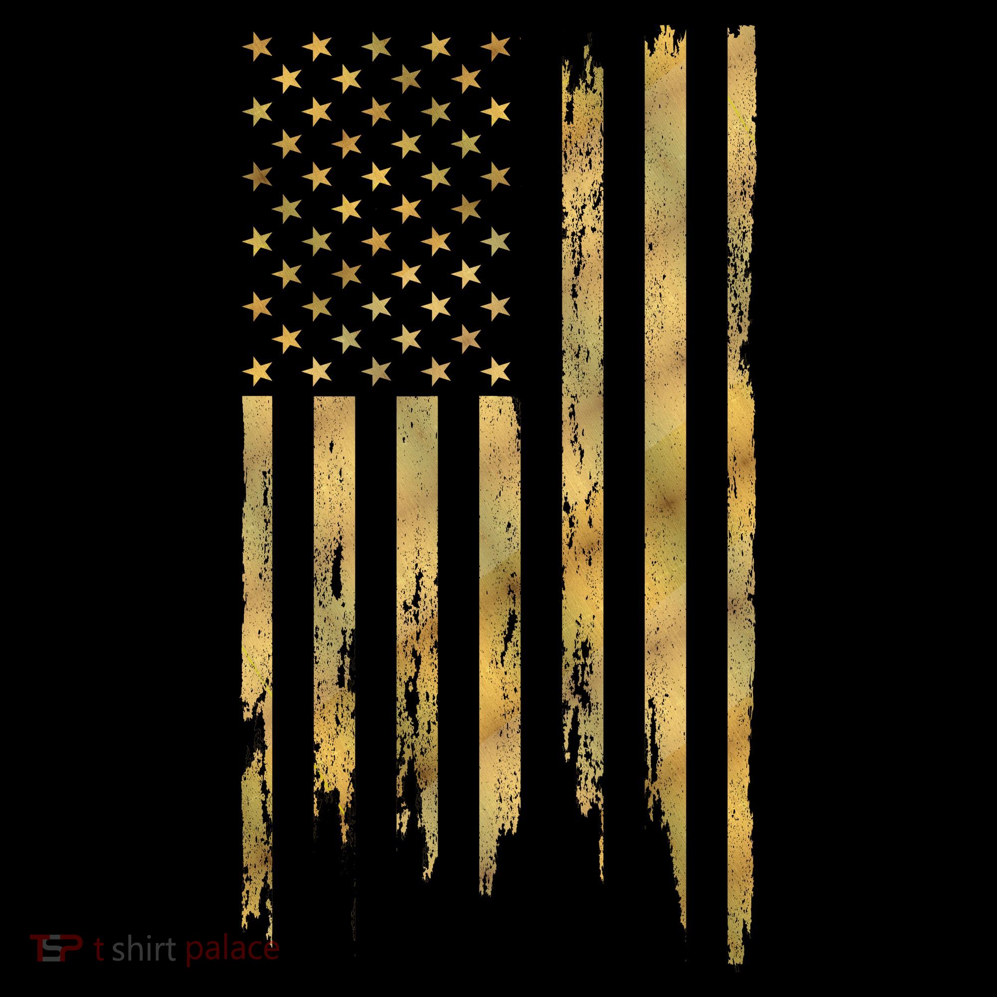 Gold American Flag Limited Addition  Hoodie