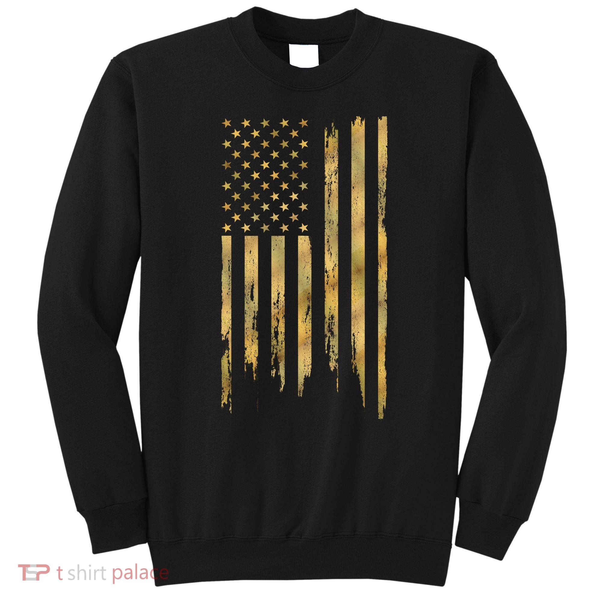 Gold American Flag Limited Addition  Sweatshirt