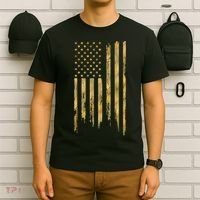 Gold American Flag Limited Addition  T-Shirt thumb 6