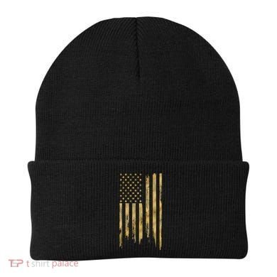 Gold American Flag Limited Addition  Beanie