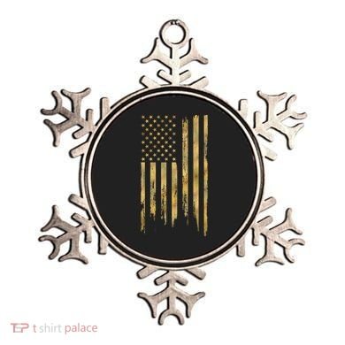 Gold American Flag Limited Addition  Ornament