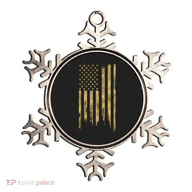 Gold American Flag Limited Addition  Ornament