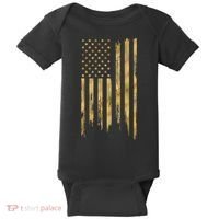 Gold American Flag Limited Addition  Baby Bodysuit thumb 0