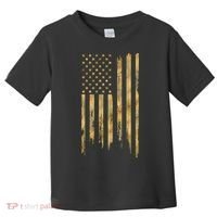 Gold American Flag Limited Addition  Toddler T-Shirt thumb 0