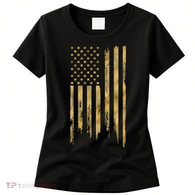 Gold American Flag Limited Addition  Women's T-Shirt