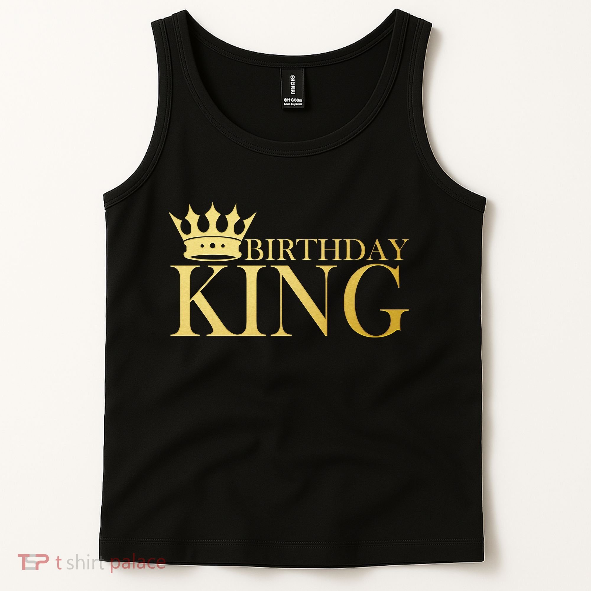 Gold Birthday King Limited Edition  Tank Top