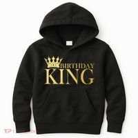 Gold Birthday King Limited Edition  Kids Hoodie thumb 0