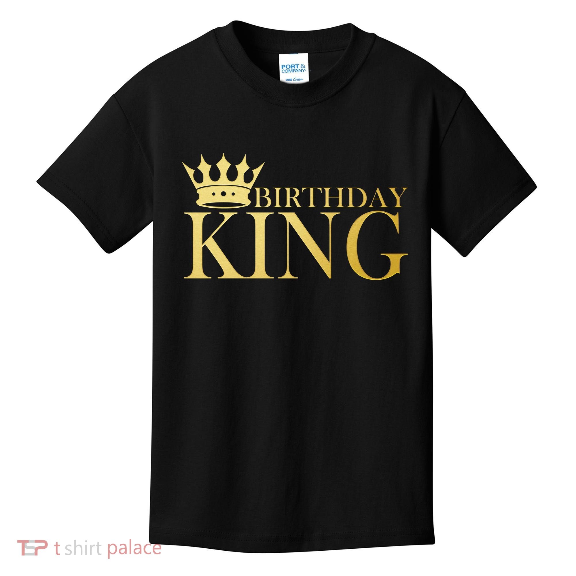 Gold Birthday King Limited Edition  Kids T-Shirt