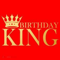 Gold Birthday King Limited Edition  Santa Hat thumb 1