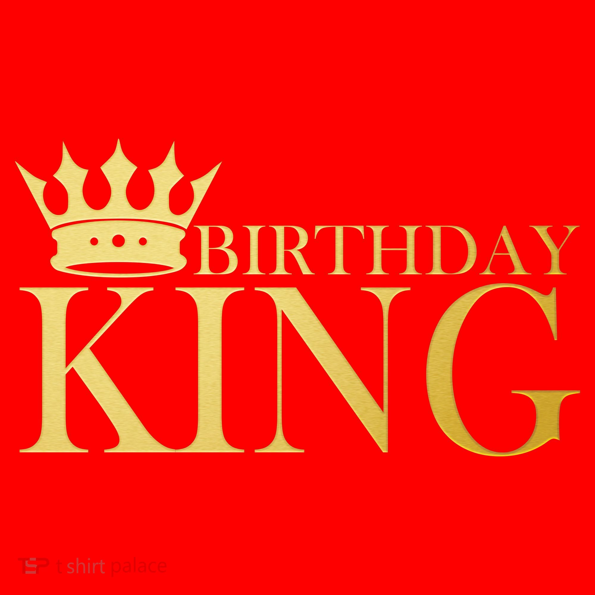 Gold Birthday King Limited Edition  Santa Hat